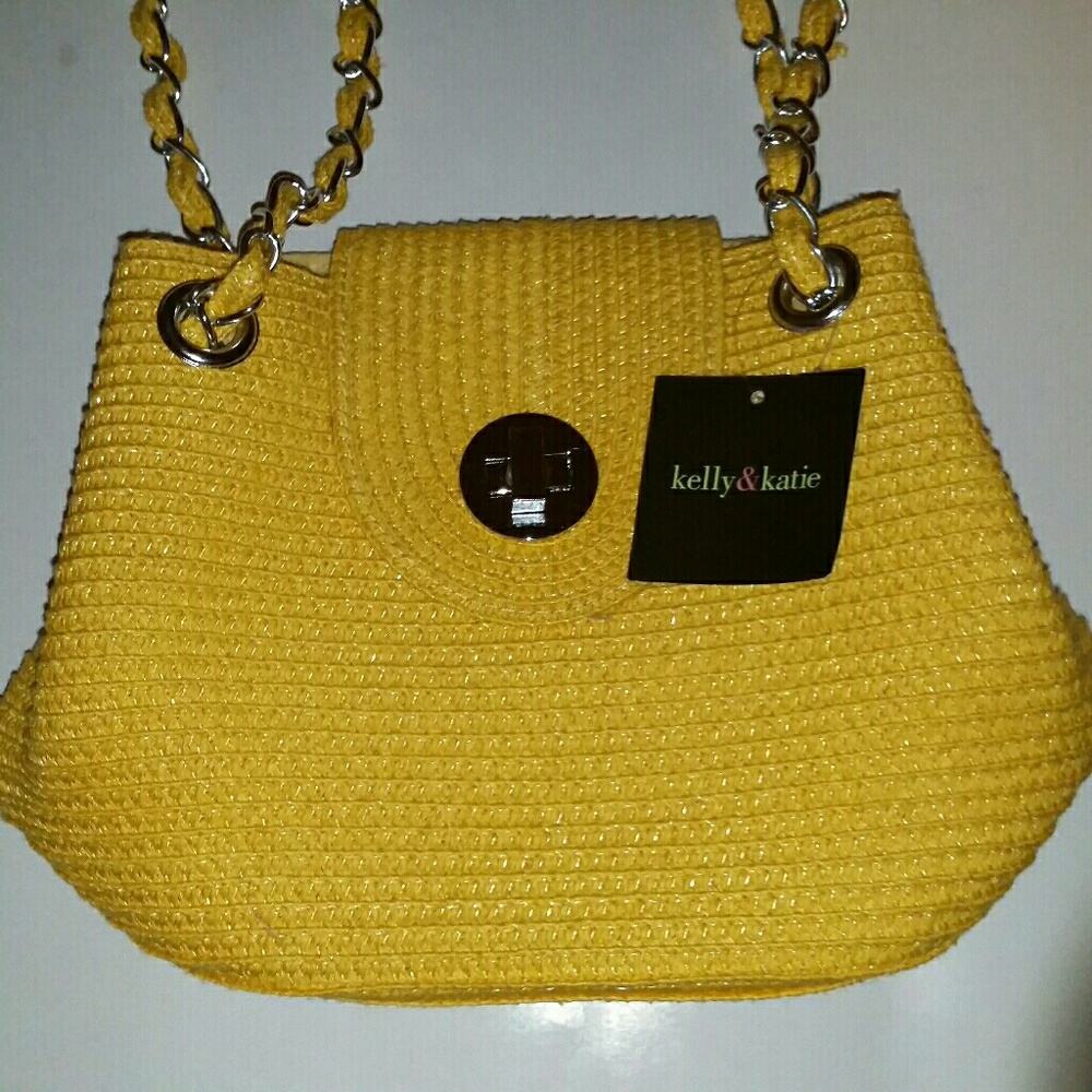 Kelly and Katie Yellow Purse